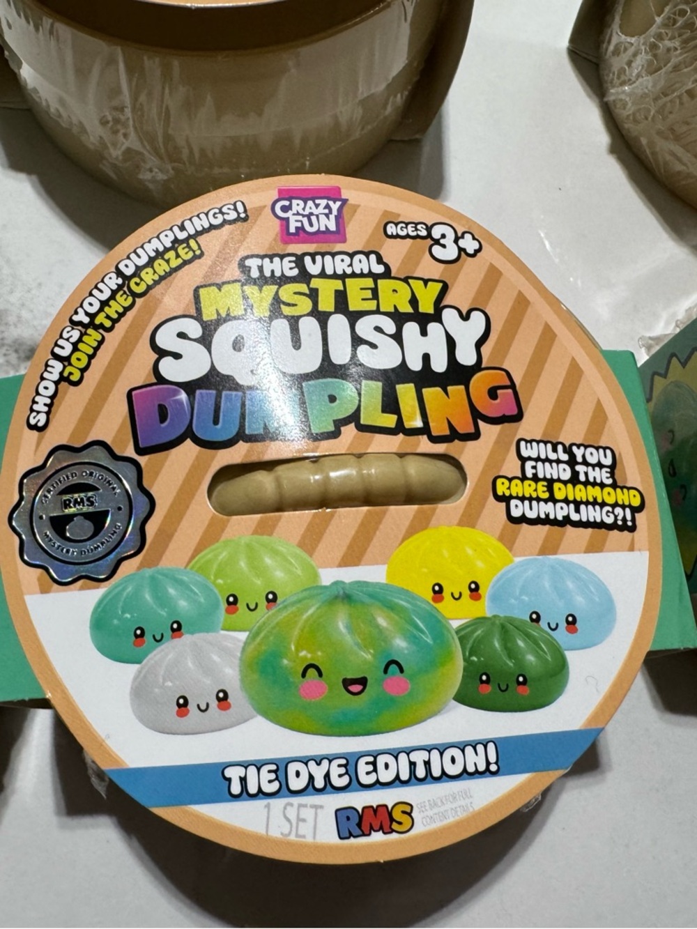 Mystery Squishy Dumpling Tie Dye Edition - Green